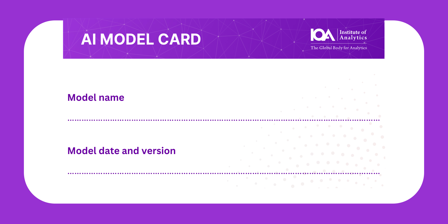 Model Cards to Support Responsible AI