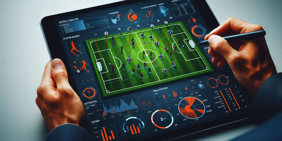 AI analytics in football game