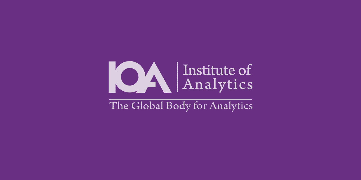 We are very excited at the IoA with the release of new guidance on AI applications this month.