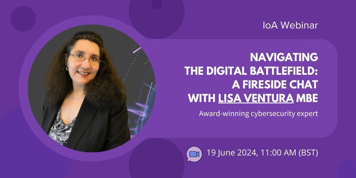Navigating the Digital Battlefield: A Fireside Chat with Lisa Ventura MBE